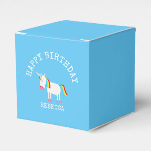 Unicorn Favor Box