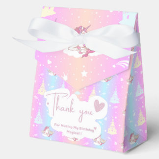 Unicorn Favour Box