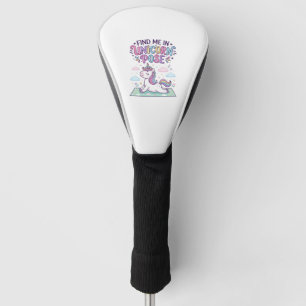 Unicorn Find Me in Unicorn Pose Print Ready POD Ar Golf Head Cover