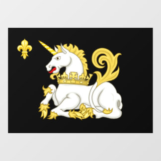 Unicorn Flag Window Cling