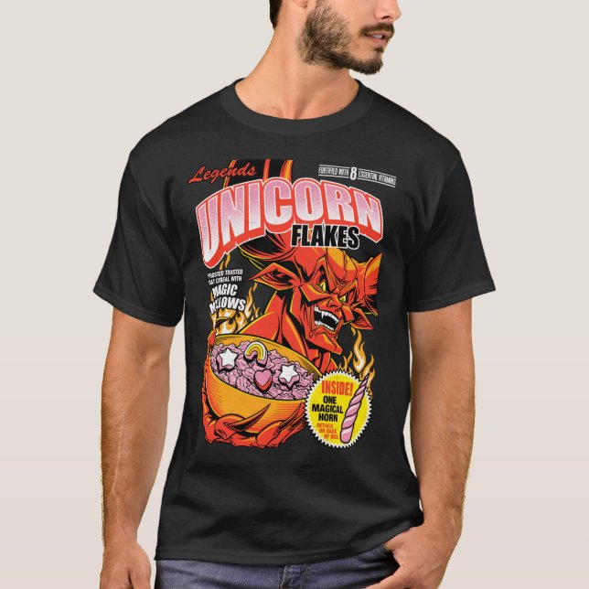 UNICORN FLAKES vintage T-Shirt (Front)