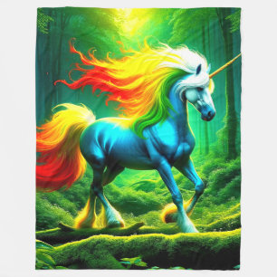 Unicorn Fleece Blanket