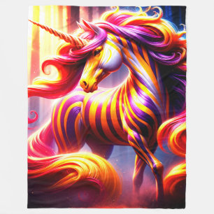 Unicorn Fleece Blanket