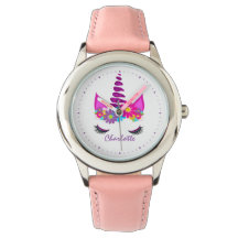 Unicorn Flowery Super Cute Girly Personalized