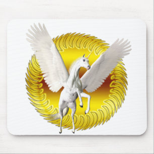 Unicorn flying mouse pad