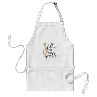 Unicorn Follow Your Inner Sparkle (Colour) Party Standard Apron