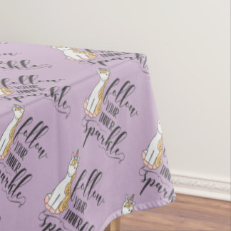Unicorn Follow Your Inner Sparkle (Colour) Party Tablecloth