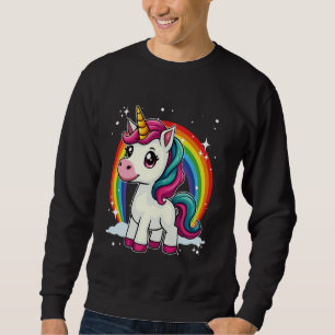Unicorn For Girls Rainbow Cute Magical Unicorn Sweatshirt
