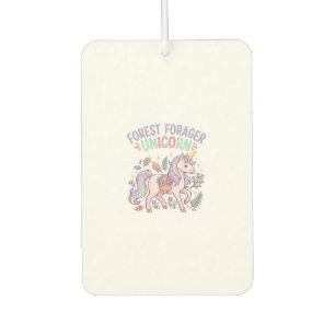 Unicorn Forest Forager Unicorn Graphic Design Whit Air Freshener