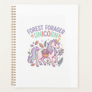 Unicorn Forest Forager Unicorn Graphic Design Whit Planner