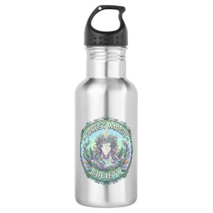 Unicorn Forest Magic Society Graphic Design White 532 Ml Water Bottle