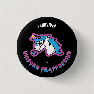 Unicorn Frapp 1 Inch Round Button