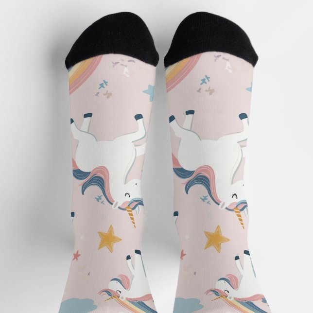 Unicorn friends socks (Top)
