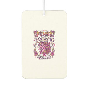 Unicorn Funky and Fantastic Stylish Zazzle Design_ Air Freshener