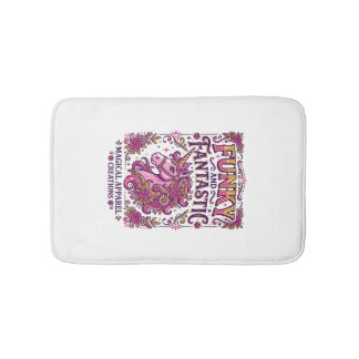 Unicorn Funky and Fantastic Stylish Zazzle Design_ Bath Mat