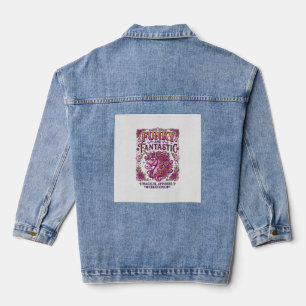 Unicorn Funky and Fantastic Stylish Zazzle Design_ Denim Jacket