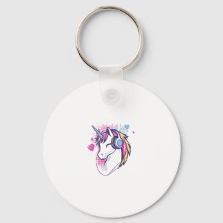 Unicorn Gamer Girl (1) Keychain