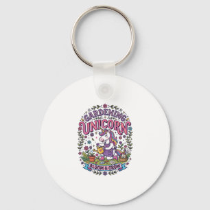 Unicorn Gardening Unicorn Commercial Cute Gift Des Keychain