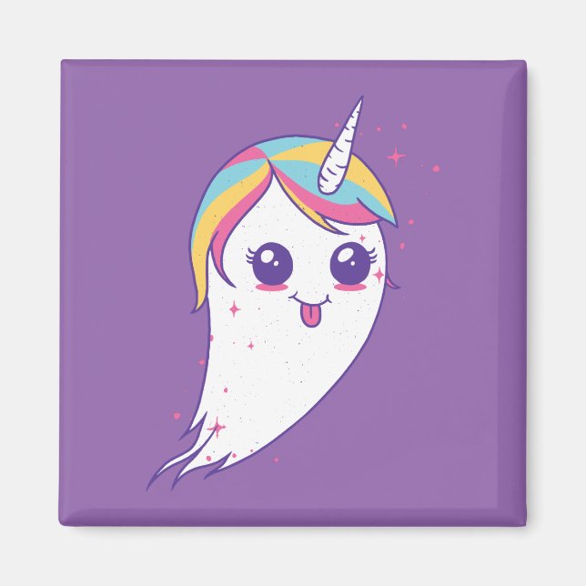 Unicorn Ghost Magnet (Front)