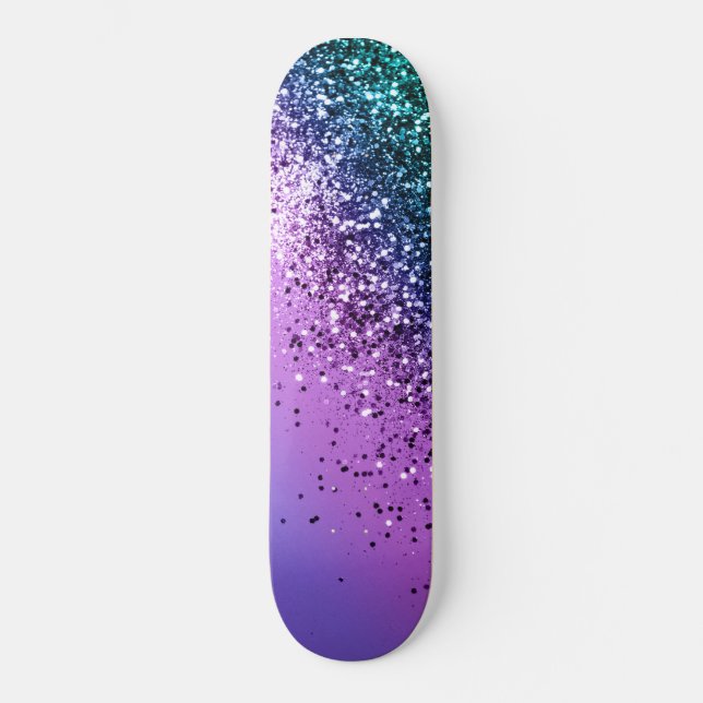 Unicorn Girls Glitter #20 Skateboard (Front)