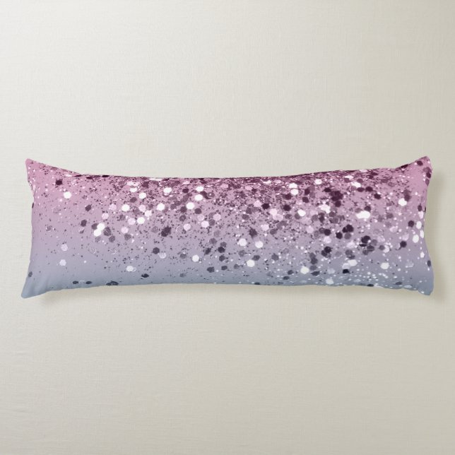 Unicorn Girls Glitter #6 #shiny #pastel Body Pillow (Front)