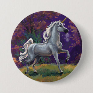 Unicorn Glade 3 Inch Round Button