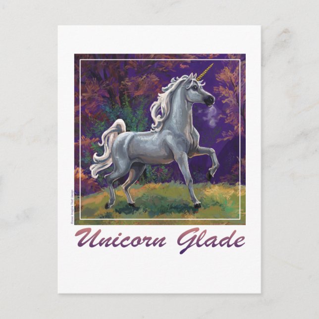 Unicorn Glade Postcard (Front)