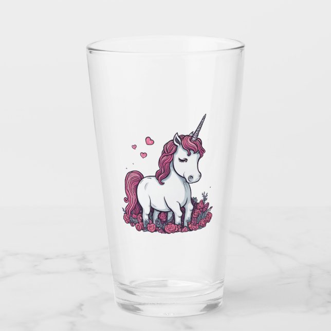 unicorn glass (Front)