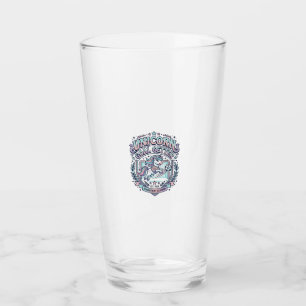 Unicorn Goal Getter Retro Style Graphic Tee Design Glass