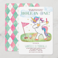 Unicorn Golf Birthday Party