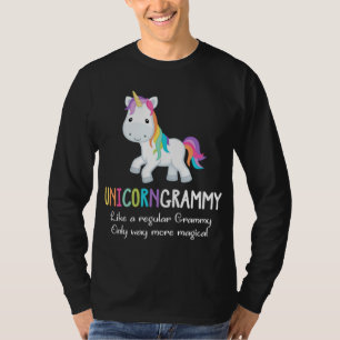 Unicorn Grammy Cute Magical Funny Christmas T-Shirt