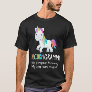 Unicorn Grammy Cute Magical Funny Christmas T-Shirt