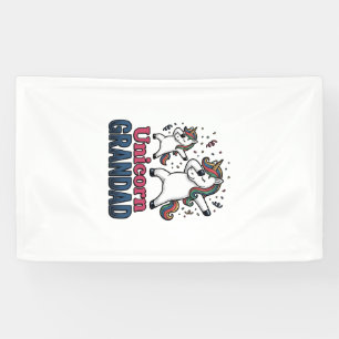 Unicorn Grandad Vintage Engraving Shirt Design_1 Banner