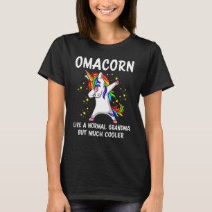 Unicorn Grandma Oma Corn   Mothers Day   T-Shirt