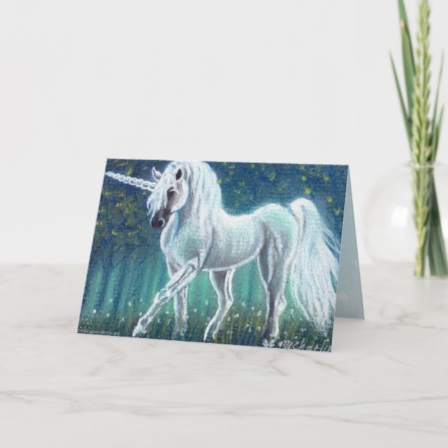 Unicorn Greeting Card (Front)