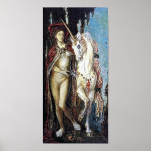 Unicorn – Gustave Moreau Poster