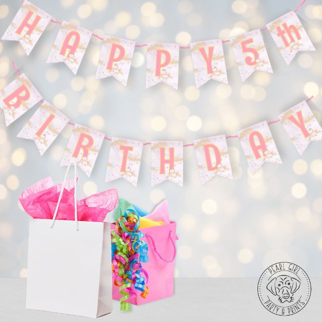 Unicorn Happy Birthday Bunting Flags (Creator Uploaded)
