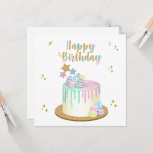 Unicorn Happy Birthday  Card