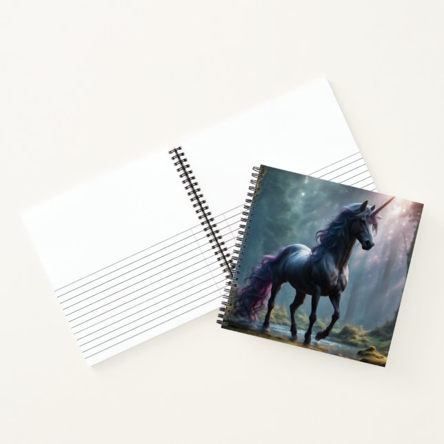 Unicorn Hardcover Notebook (Inside)