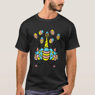 Unicorn Head Eggs Cute Egg Hunt Easter Day Animal  T-Shirt
