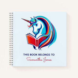 Unicorn Head Notebook