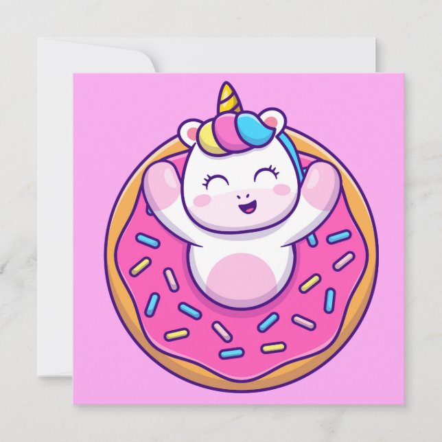 Unicorn Holiday Card (Front)