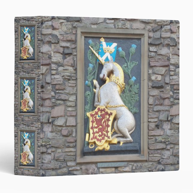 Unicorn, Holyrood Palace Binder (Front/Spine)