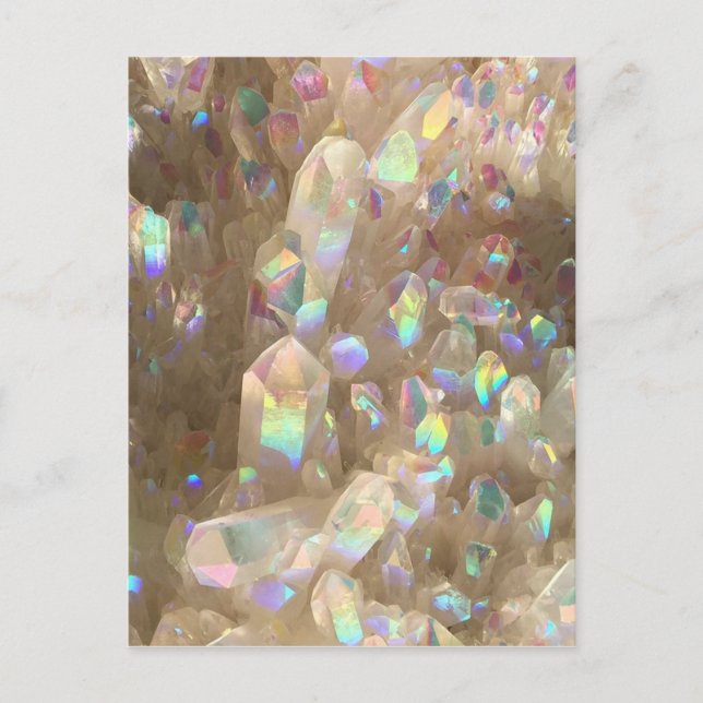 Unicorn Horn Aura Crystals Postcard (Front)