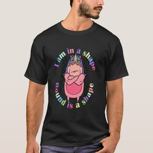 unicorn horse chubby angry T-Shirt (Front)