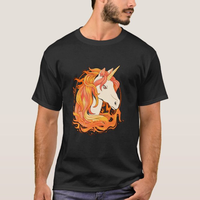 Unicorn horse face costume best T-Shirt (Front)