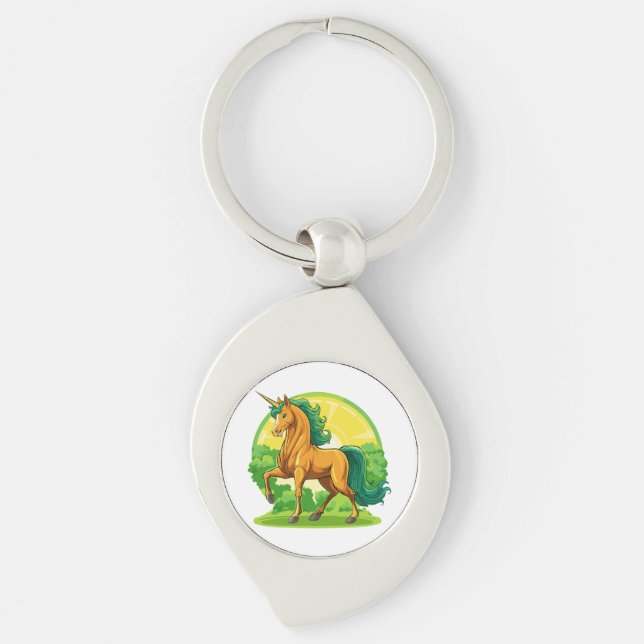 Unicorn horse keychain (Front)