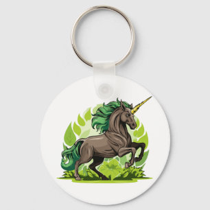 Unicorn horse keychain