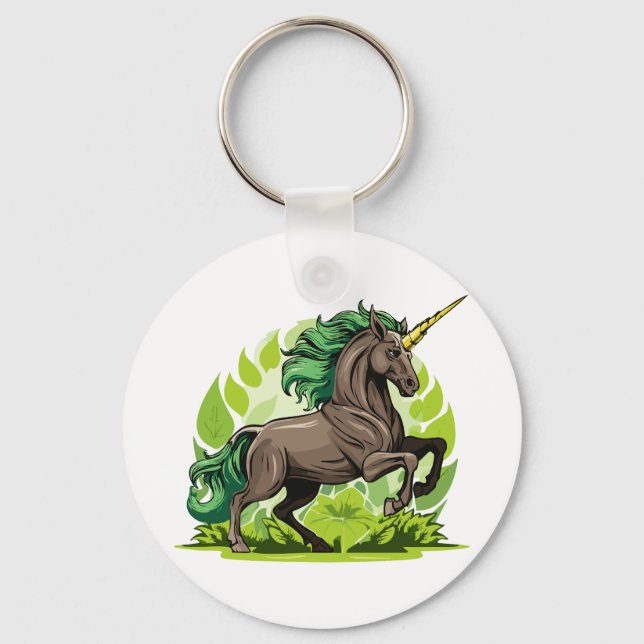 Unicorn horse keychain (Front)