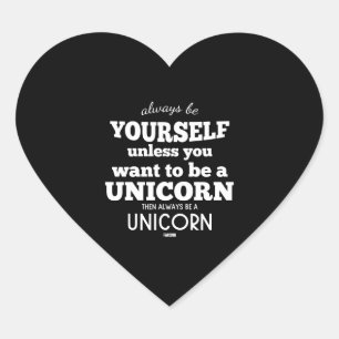 Unicorn horse mythical creatures Pony Unicorn Heart Sticker